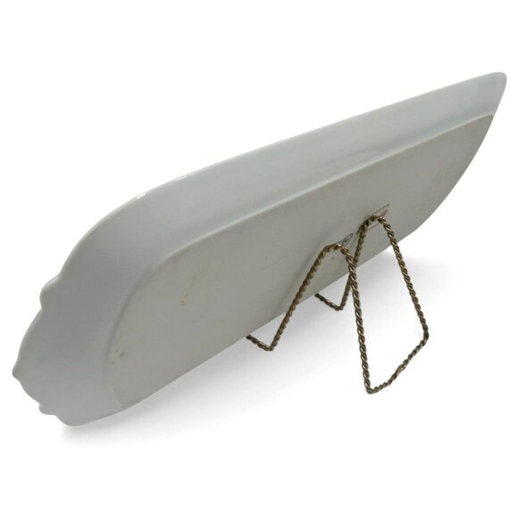 LIMOGES FRANCE Floral Tray Gold Trim Decorative Platter France Vintage 15" - Picture 10 of 11